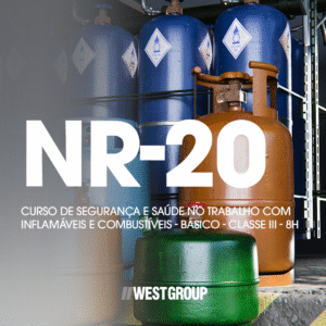 NR 20 - CURSO DE SEGURANÇA E SAÚDE NO TRABALHO COM INFLAMÁVEIS E COMBUSTÍVEIS - BÁSICO - CLASSE III - 8H