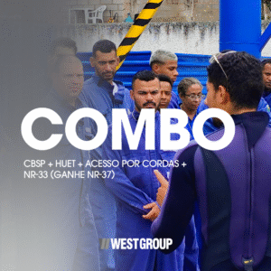 COMBO: CBSP + HUET + ACESSO POR CORDAS + NR-33 (GANHE NR-37)