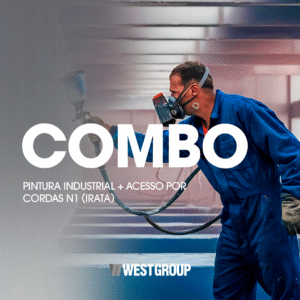 COMBO: PINTURA INDUSTRIAL + ACESSO POR CORDAS N1 (IRATA)