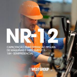 NR-12 CAPACITAÇÃO PARA OPERAÇÃO SEGURA DE MÁQUINAS E EQUIPAMENTOS - 16H -SEMIPRESENCIAL