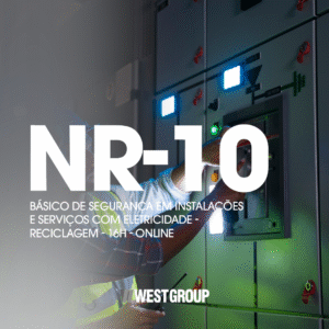 BÁSICO DE SEGURANÇA EM INSTALAÇÕES E SERVIÇOS COM ELETRICIDADE NR-10 RECICLAGEM - 16H - ONLINE