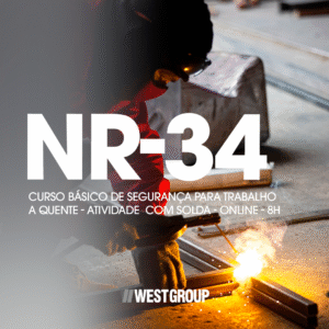 NR-34 8H - Curso Básico de Segurança para Trabalho a Quente – Atividade com Solda - ONLINE