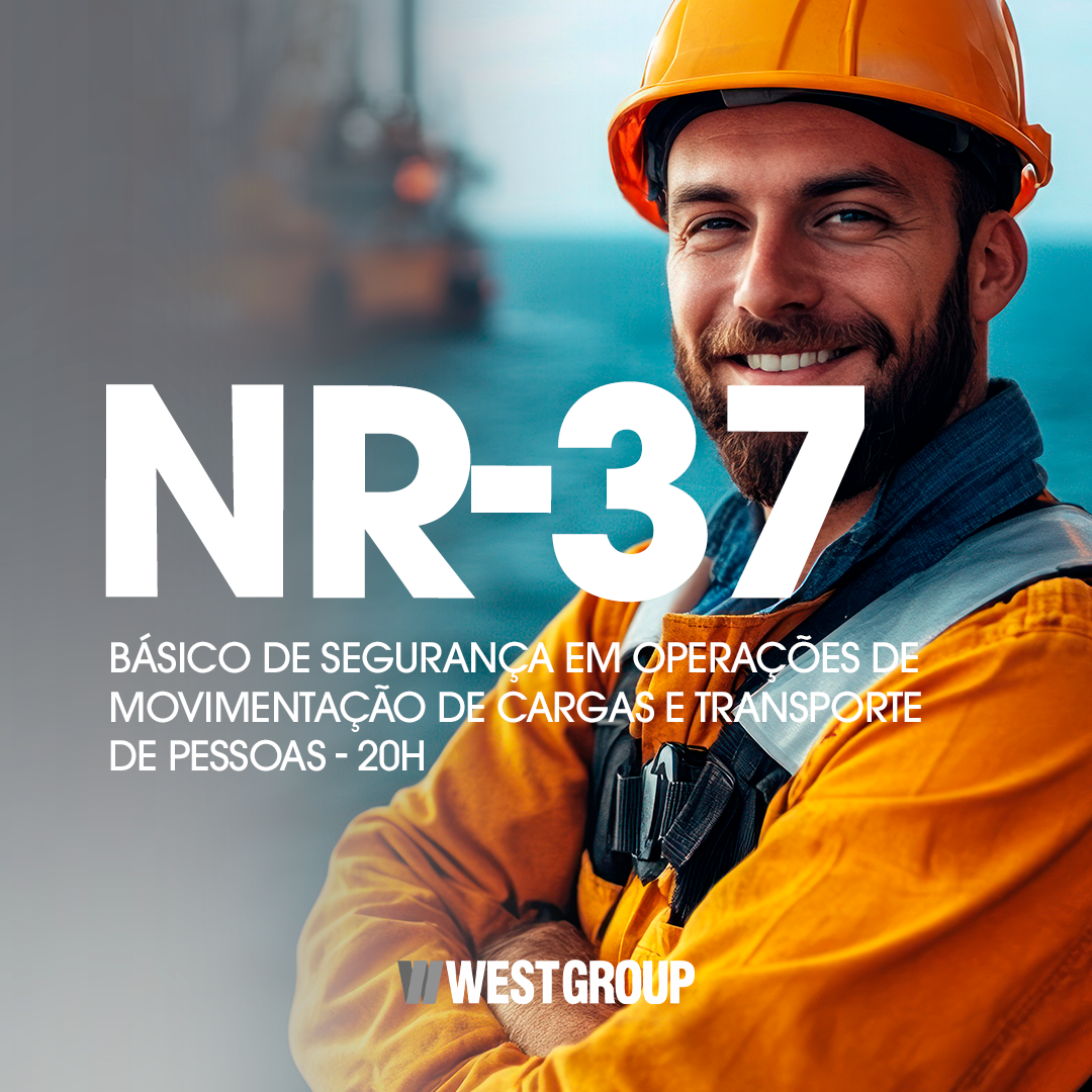 NR-37 - BÁSICO DE SEGURANÇA EM OPERAÇÕES DE MOVIMENTAÇÃO DE CARGAS E TRANSPORTE DE PESSOAS - 20H