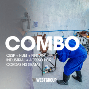 COMBO: CBSP + HUET + PINTURA INDUSTRIAL + ACESSO POR CORDAS N3 (IRATA)