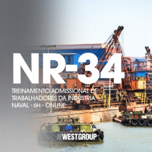 Treinamento Admissional de Trabalhadores da Indústria Naval - NR-34  - 6h (Online)