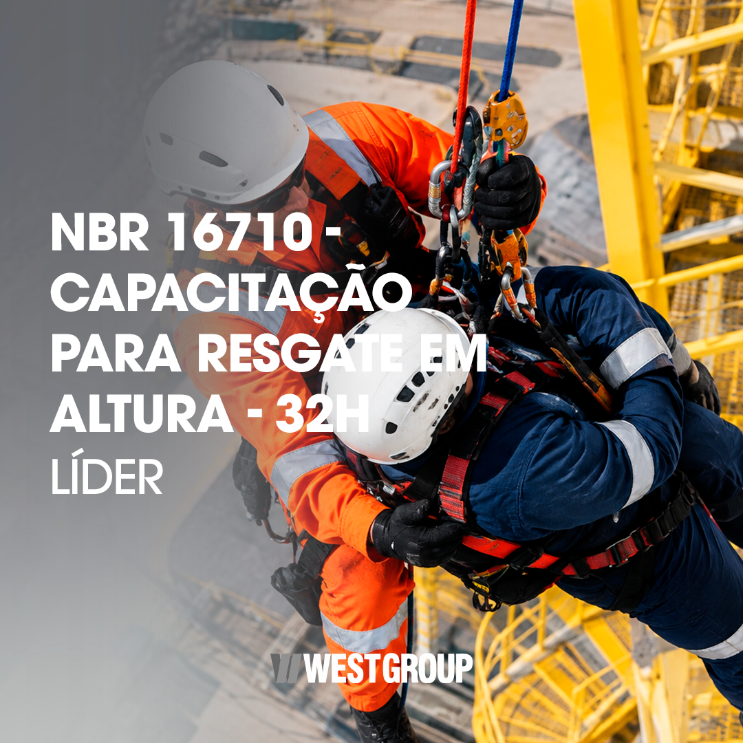 NBR 16710 – RESGATE EM ALTURA – 32H – LÍDER – SEMIPRESENCIAL